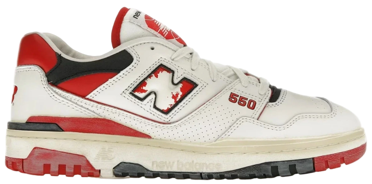 New Balance 550 Vintage Pack Team Red