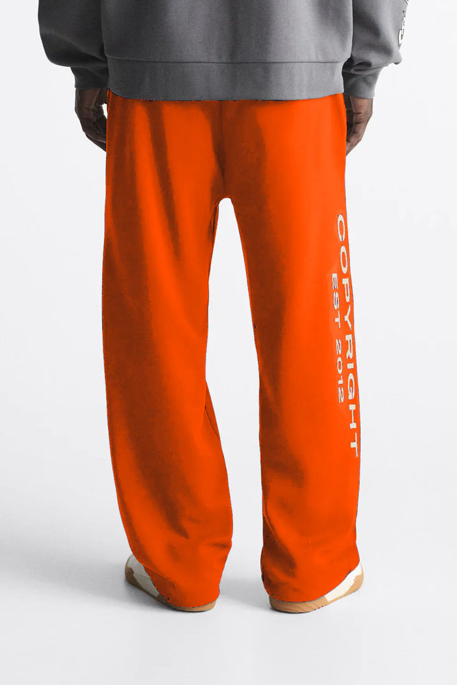 OG Logo Oversized Joggers (Orange)- AYCS