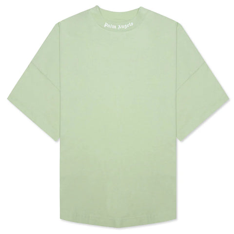 palm anngels logo over tee mint
