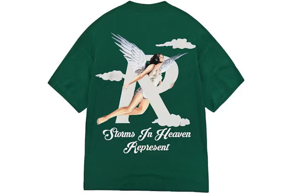 Represent Storms In Heaven T-shirt Racing Green