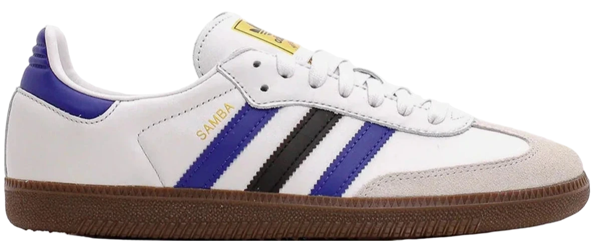 Samba OG Crystal White Active Blue Black