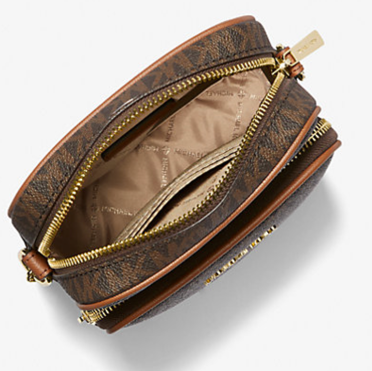 Jet Set Travel Medium Logo Crossbody Bag 'Brown'