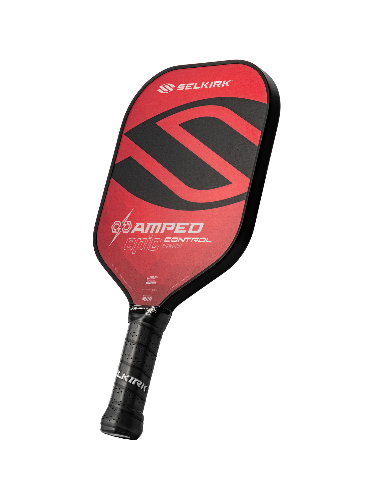 Selkirk AMPED Control - Epic - Pickleball Paddle - Red – Red (2)