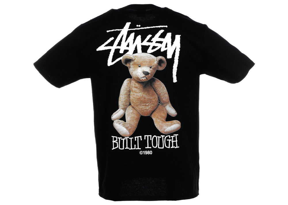 stussy built tough tee black