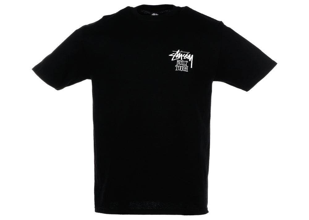 stussy built tough tee black