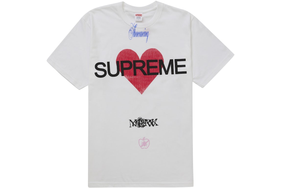 supreme announcing white streetwear apparel