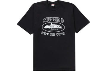 SUPREME CORTEIZ RULES THE WORLD TEE BLACK