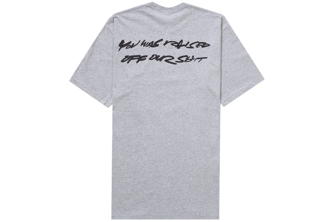 Supreme Futura Box Logo TeeHeather Grey