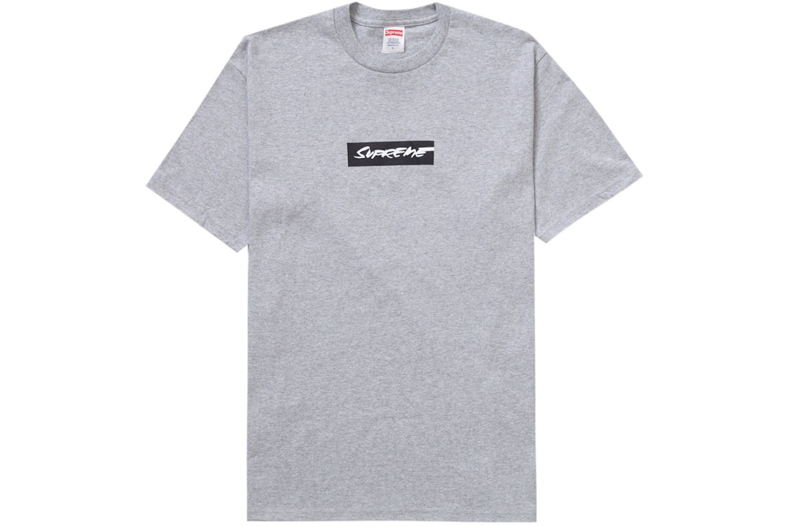 Supreme Futura Box Logo TeeHeather Grey
