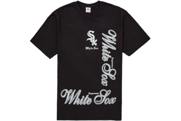 SUPREME MLB TEAMS SOX TEE BLACK