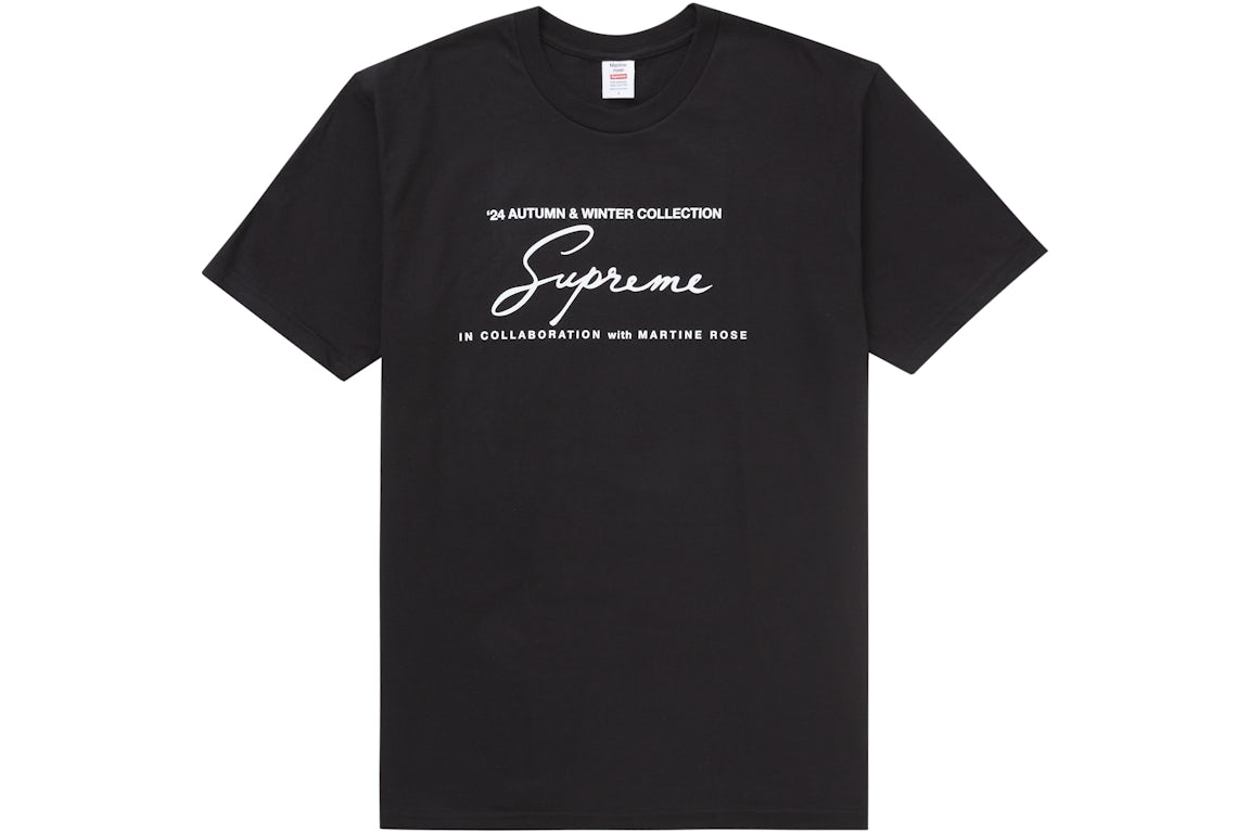supreme black martine rose streetwear apparel