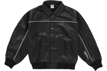 Supreme Nike leather varsity jacket collaboration