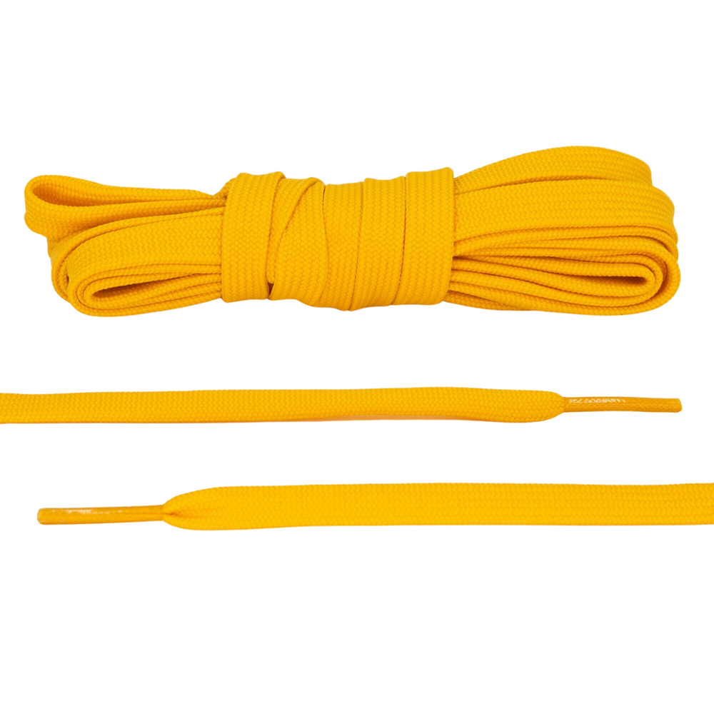 Bright Yellow Flat Laces