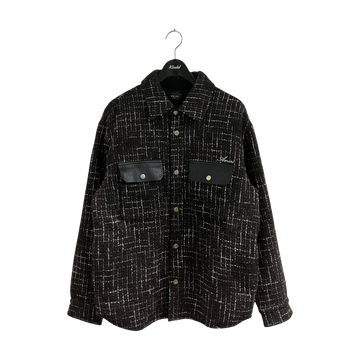 Amiri Tweed Padded Overshirt Jacket Brown (FW22)