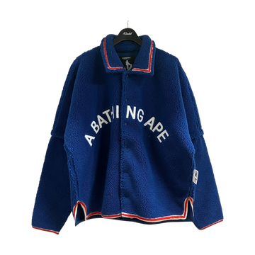 A Bathing Ape x Kazuki Kuraishi Boa Coach Jacket Blue