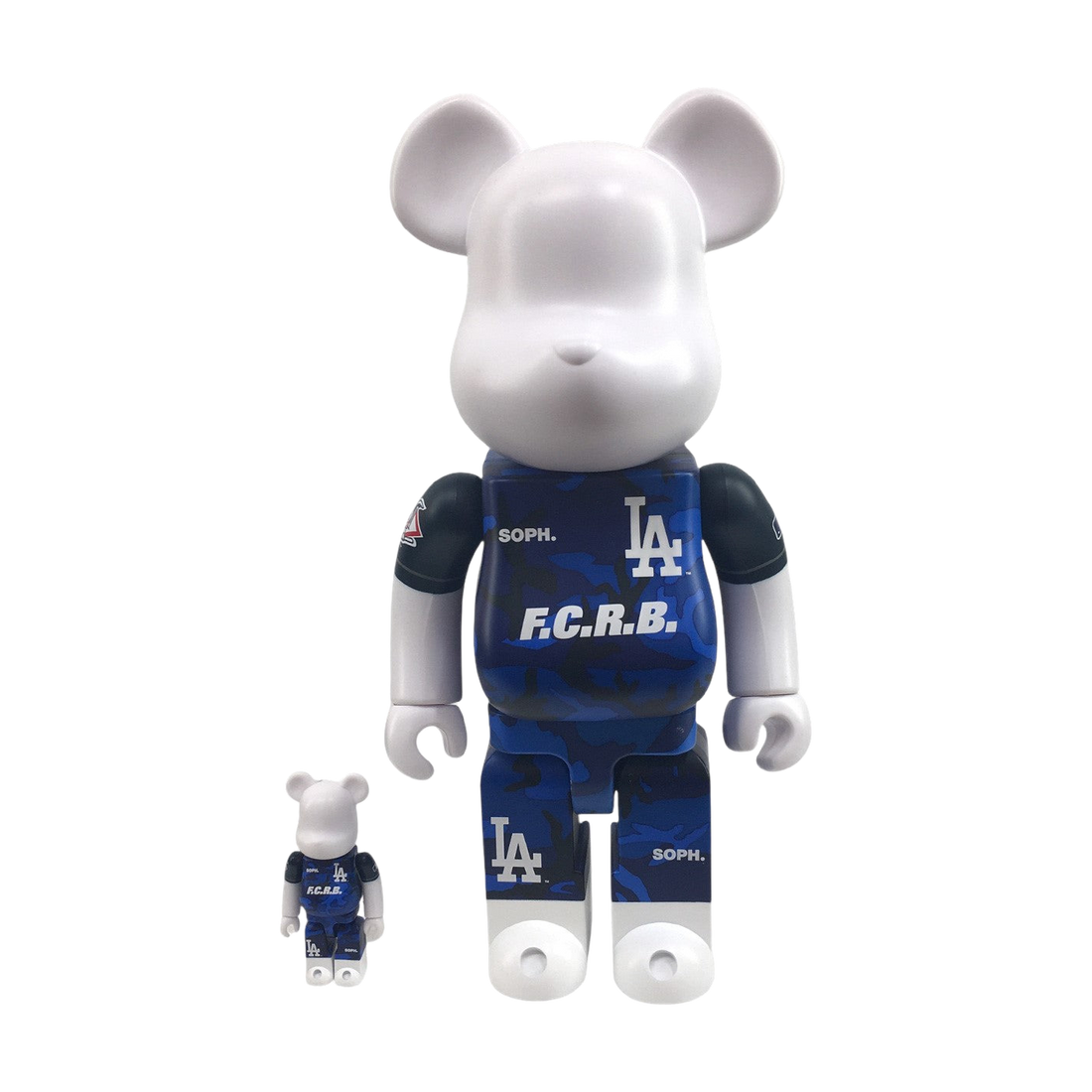 Bearbrick x F.C.R.B. x MLB LA Dodgers 100% & 400% - Pre-owned