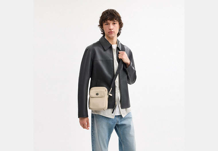 Coach Turnlock Crossbody Bag Ivory - Front View | Authentic Coach Luxury Accessories