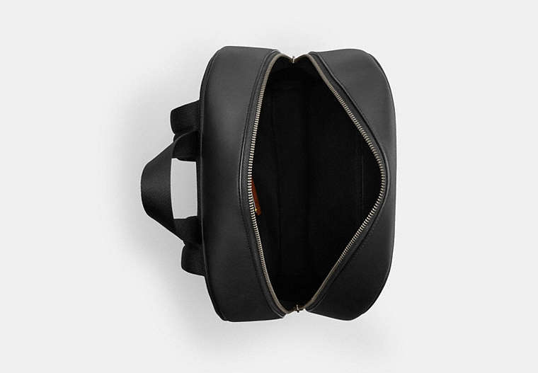 Coach Owen Backpack In Signature Canvas Black - Front View | Authentic Coach Luxury Accessories