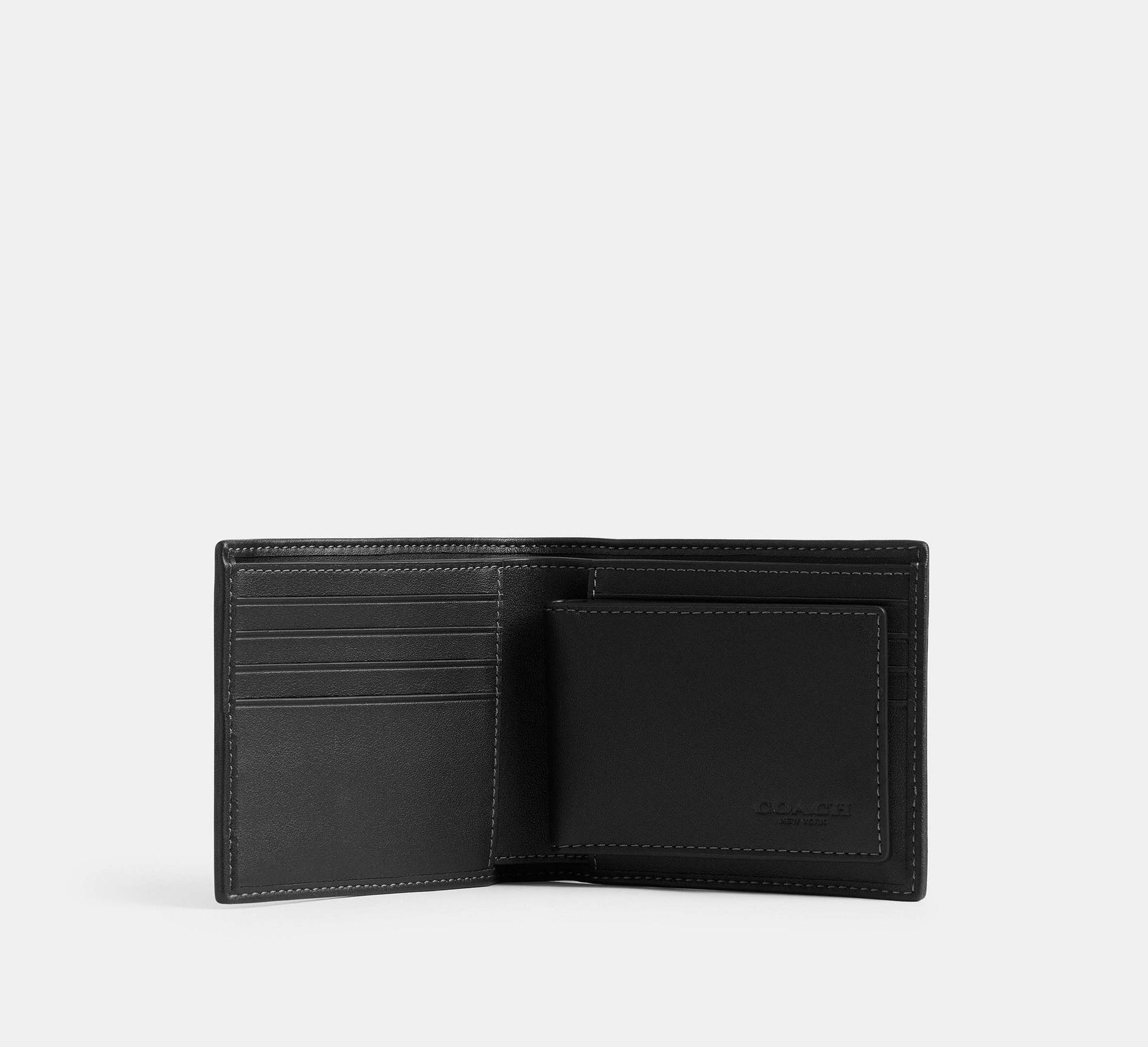 Coach 3-In-1 Wallet in Loved Signature Denim in Light Indigo - Back View