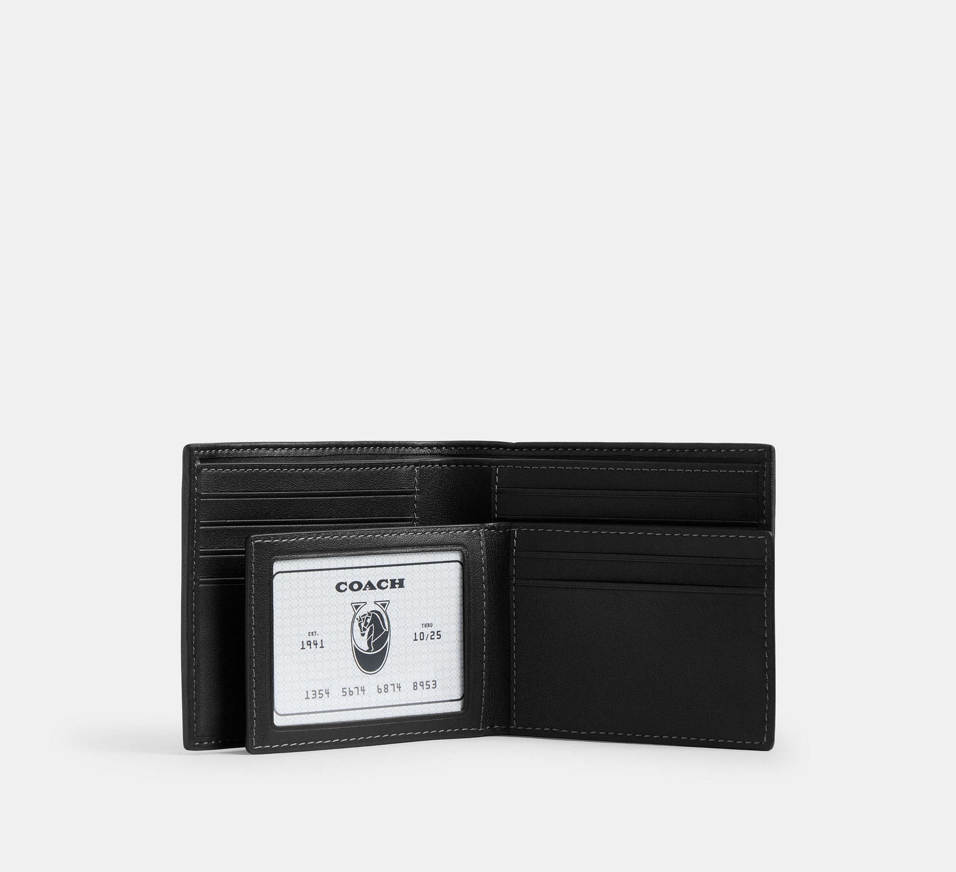 Coach 3-In-1 Wallet in Loved Signature Denim in Light Indigo - Close-up Detail