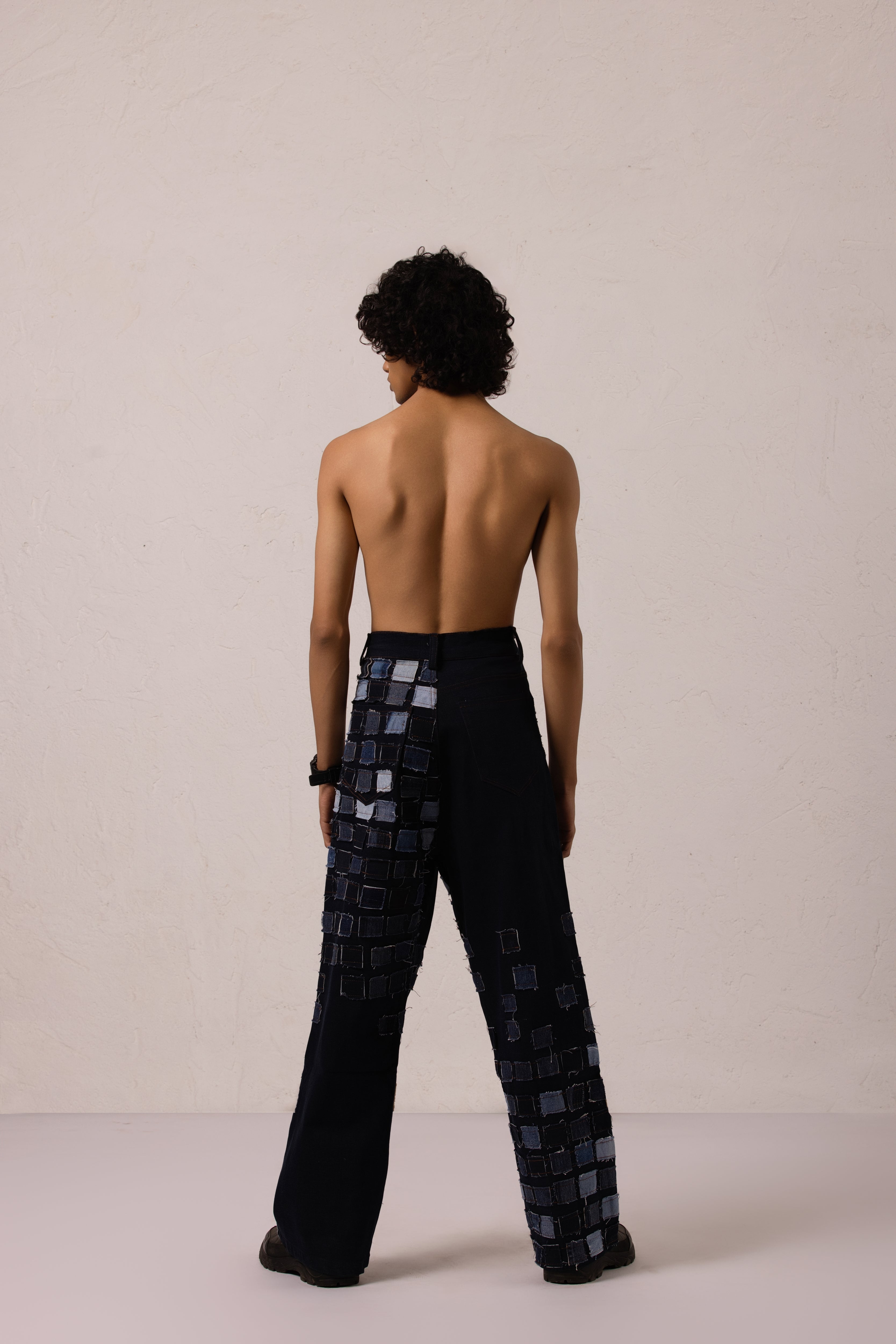 Couture Patch Denim Pants - Limited Edition