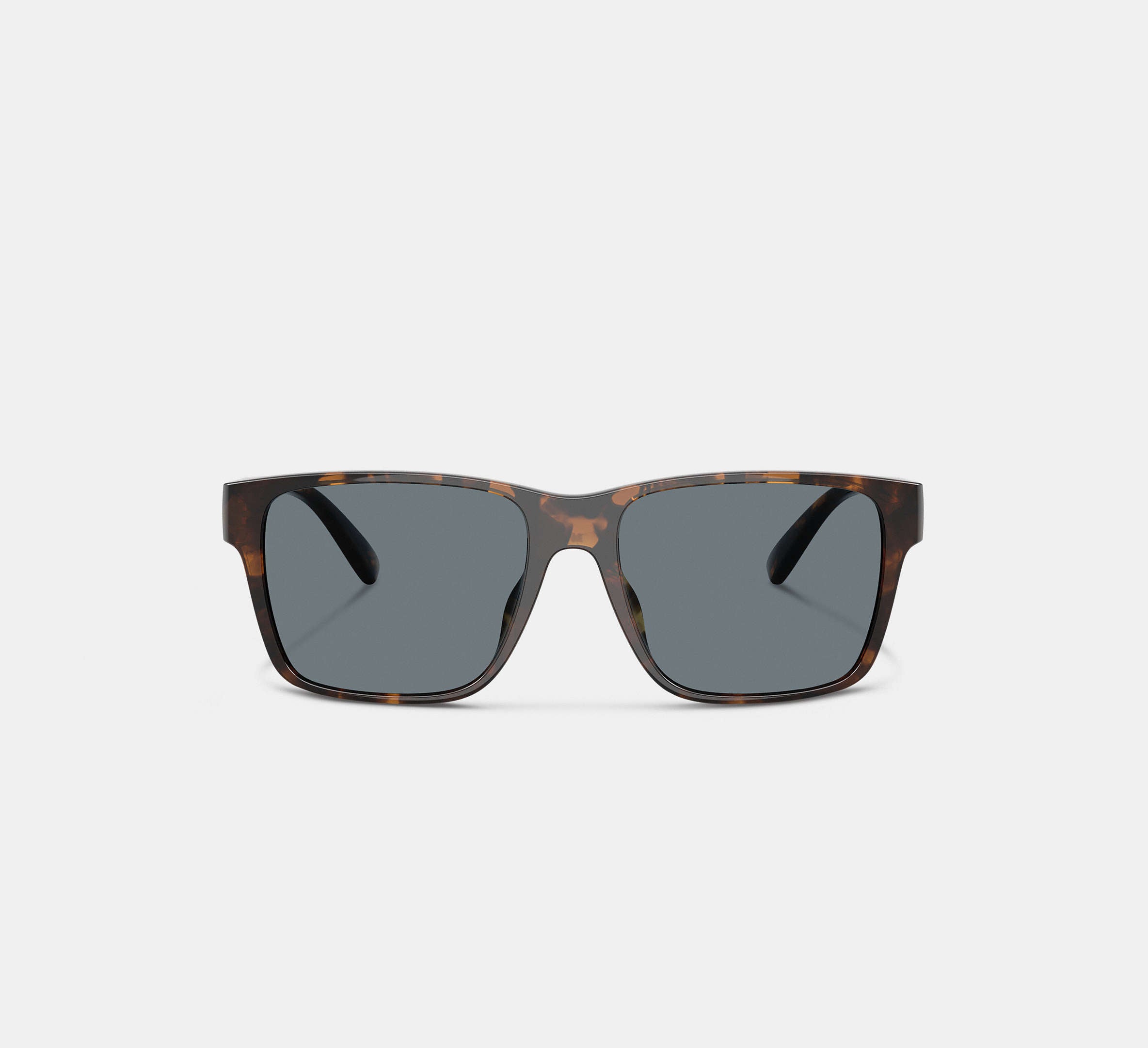 Coach Square Sunglasses Dark Tortoise in animal - Front View | Authentic Coach Luxury Accessories