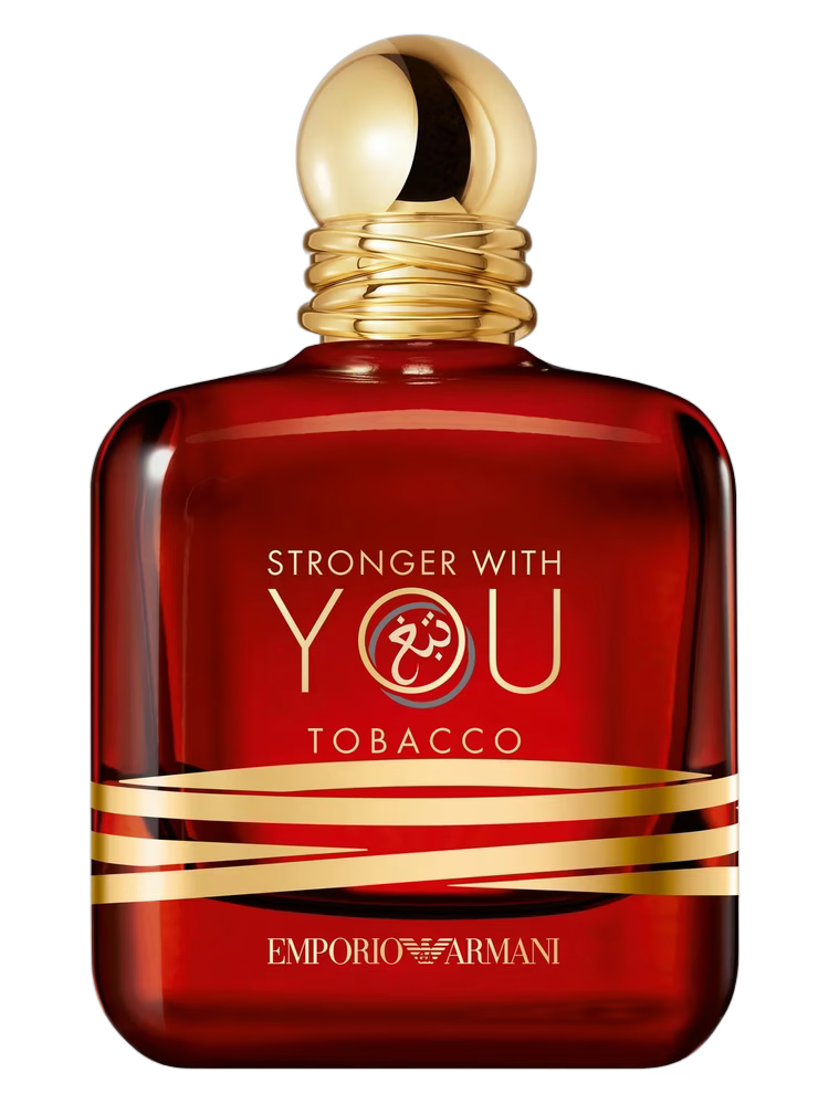 Bottle of EMPORIO ARMANI STRONGER WITH YOU TOBACCO, 100 ml perfume by Giorgio Armani