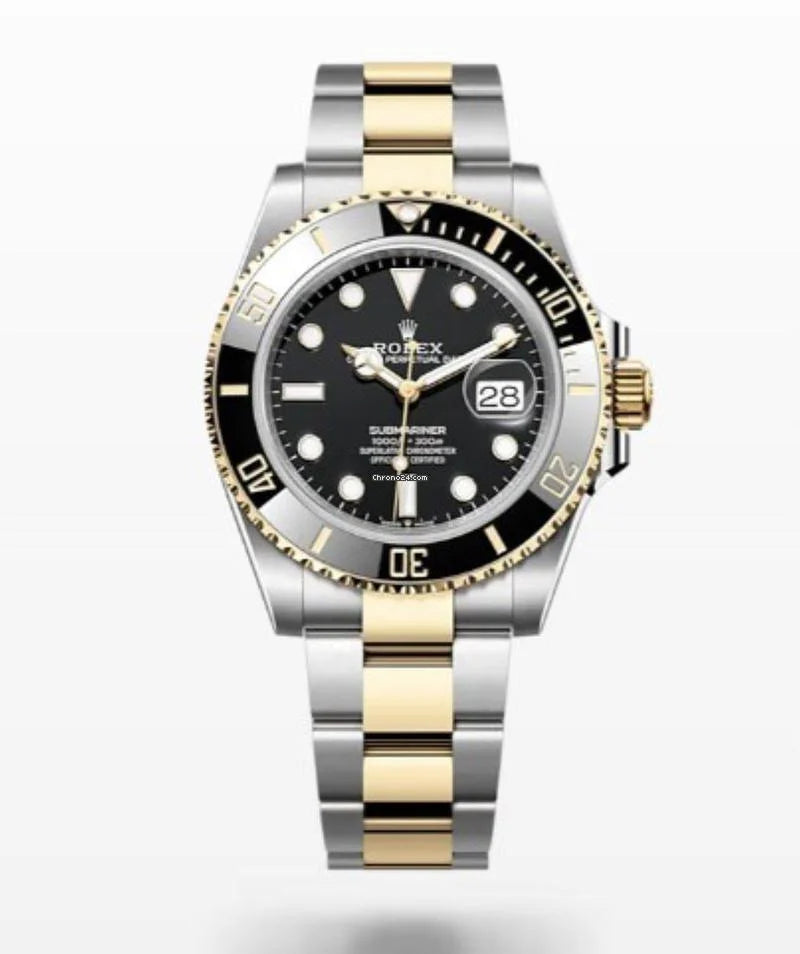 Rolex Submariner Date - Two-Tone Stainless Steel & Yellow Gold - Black Dial Ceramic Bezel 126613LN