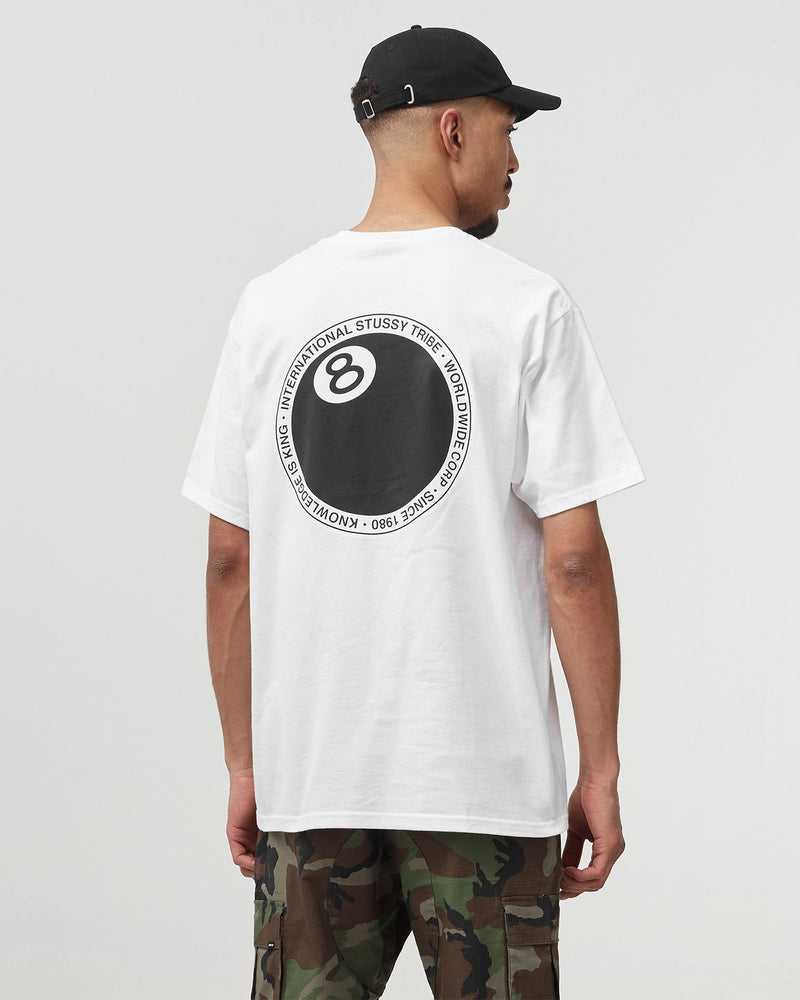 Stussy 8 Ball Dot White T-shirt