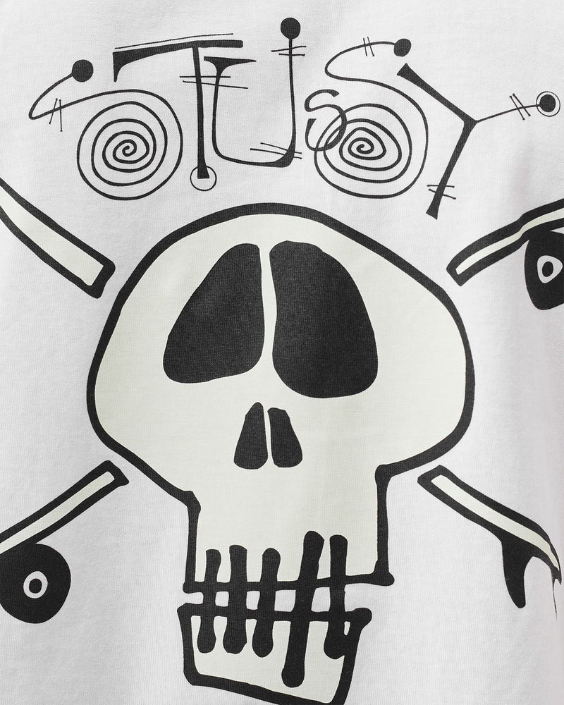 Stussy Pirate Logo White T-shirt