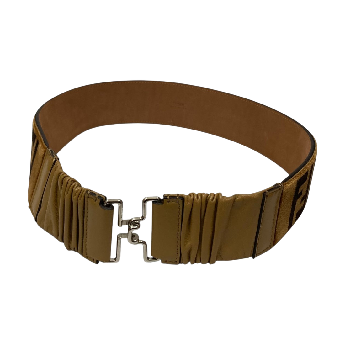 Fendi Zucca Velour Belt - Pre-owned