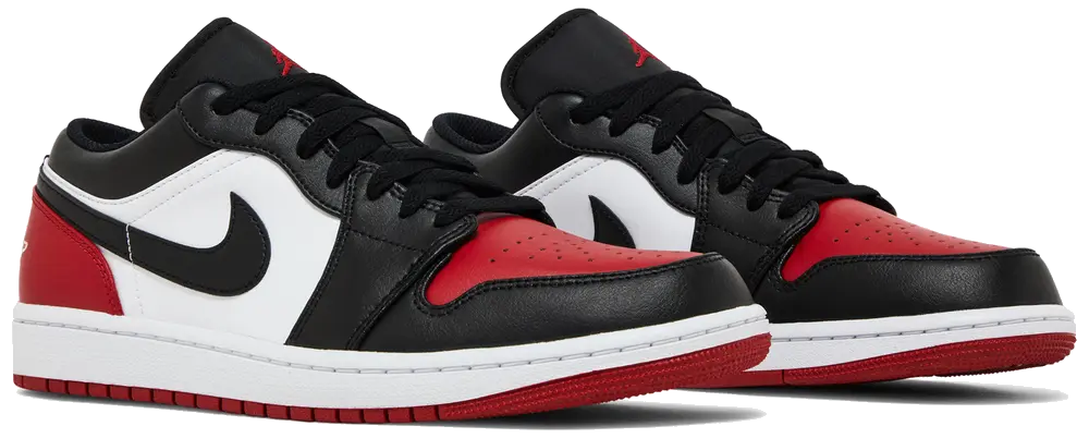 Air Jordan 1 Low 'Bred Toe 2.0'