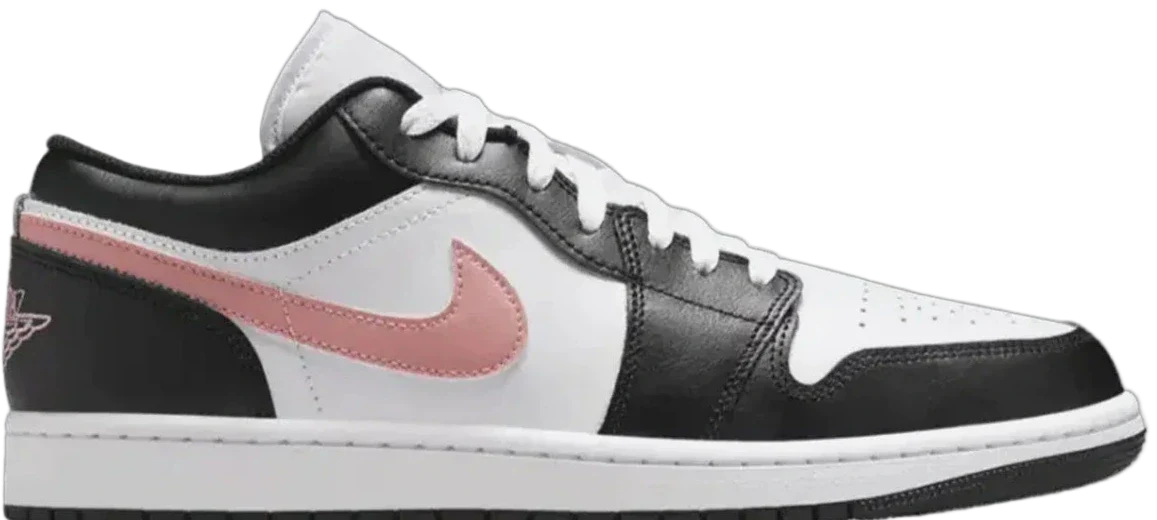 Air Jordan 1 Low Black Rust Pink