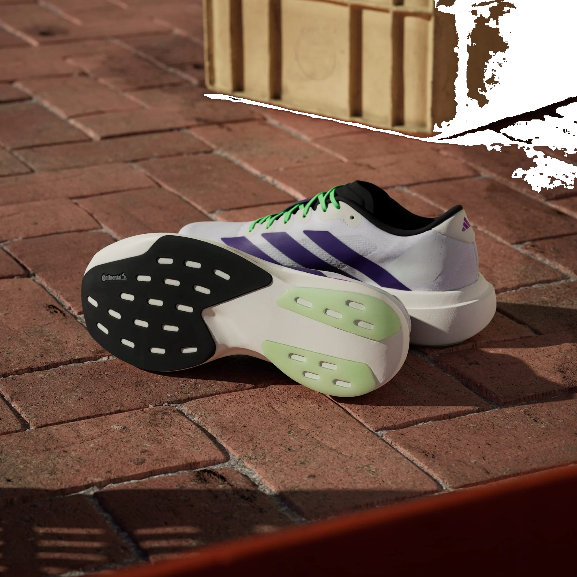 Adizero Evo SL 'Collegiate Purple / Lime Burst'