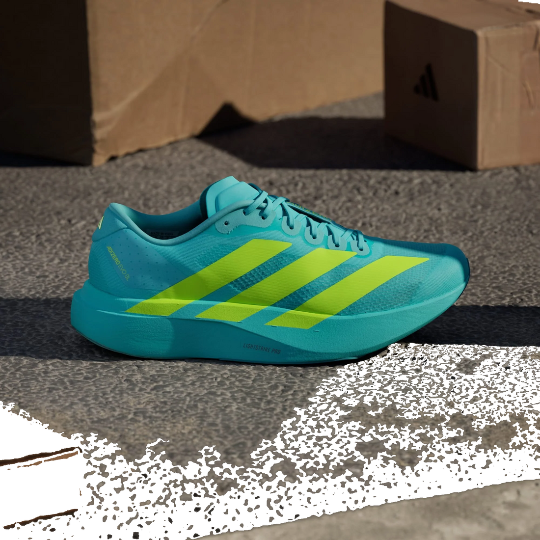 Adizero Evo SL 'Flash Aqua / Lucid Lemon'