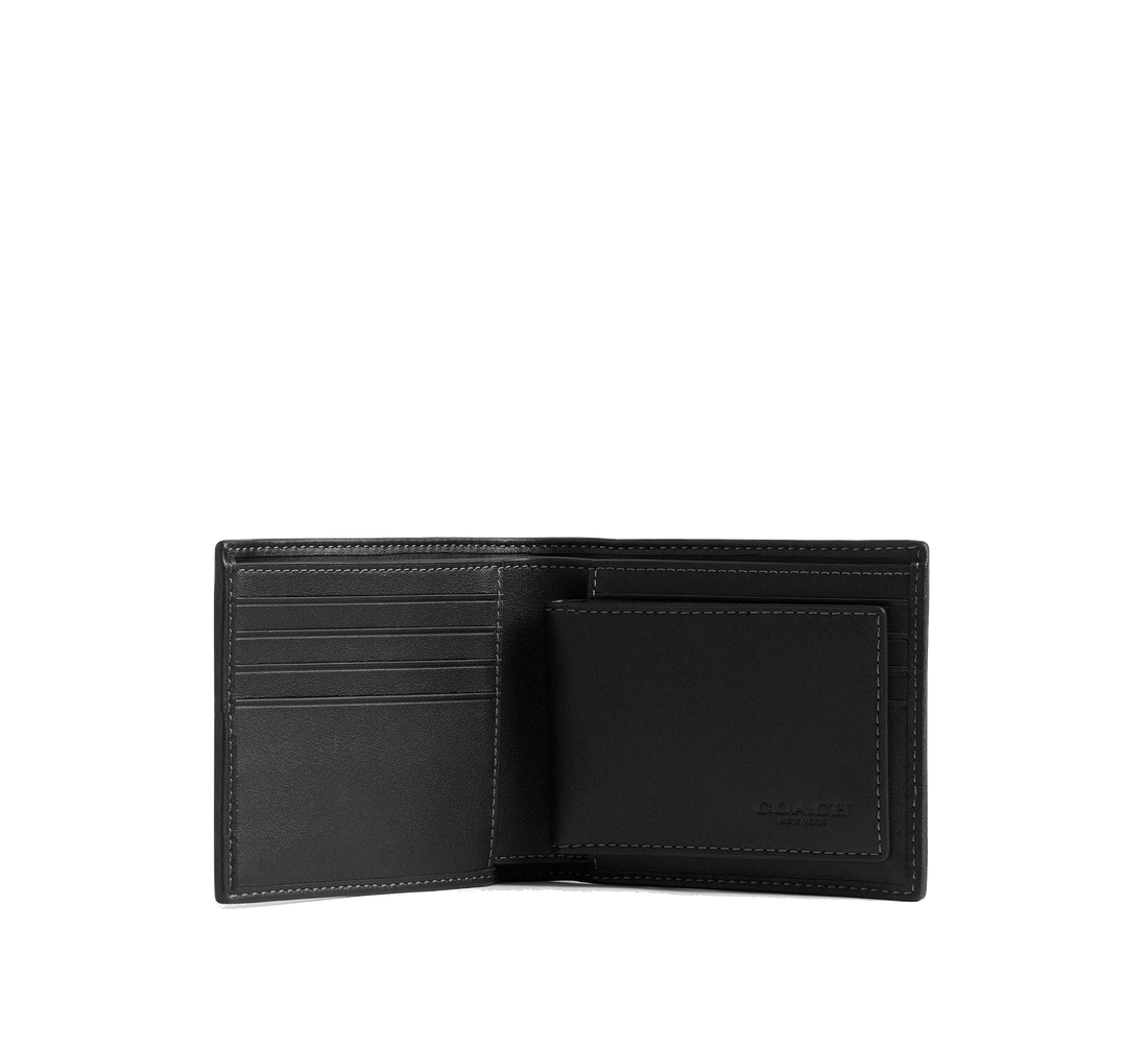 3-IN-1 WALLET IN LOVED SIGNATURE DENIM/LIGHT INDIGO