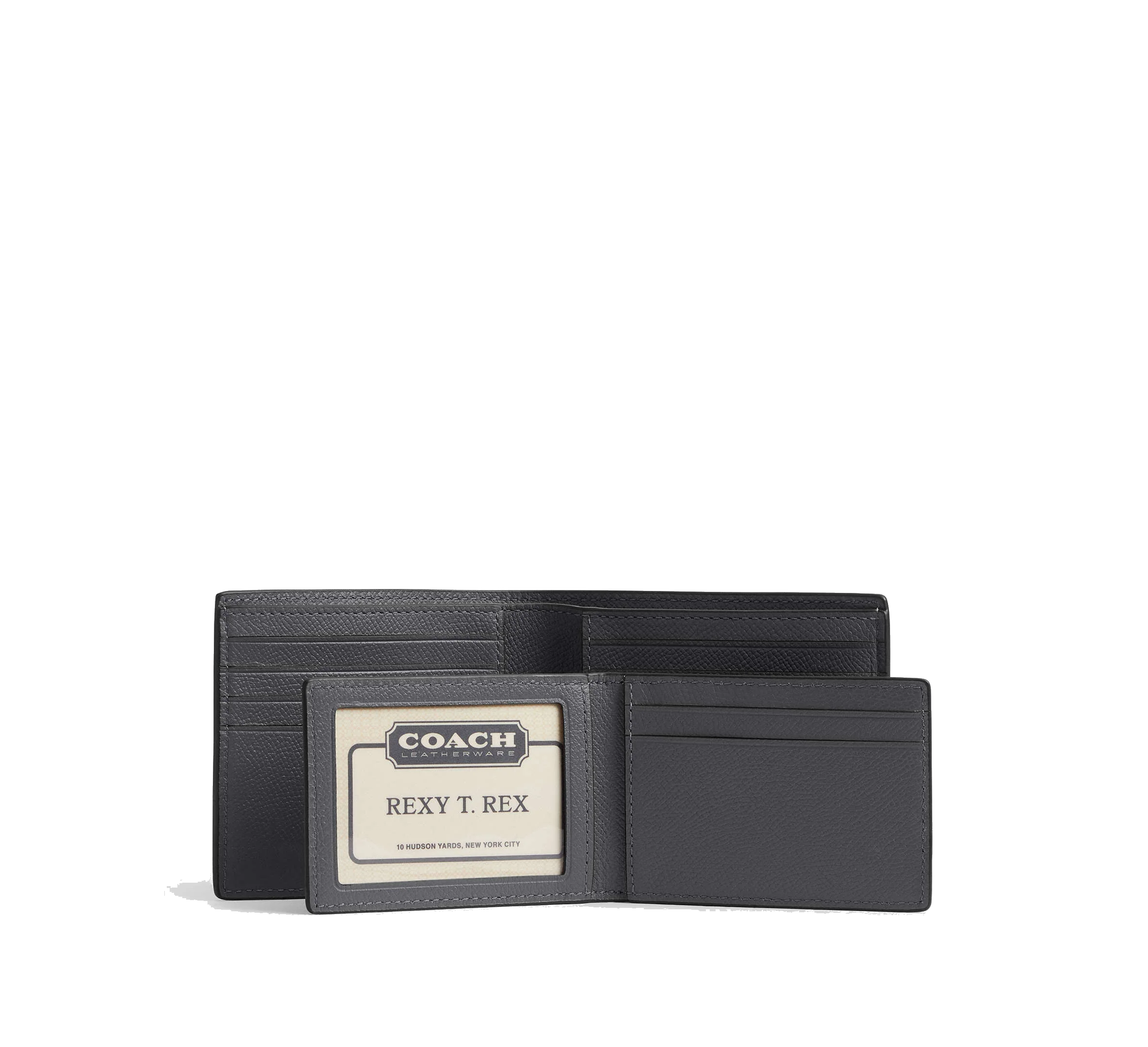 3-IN-1 WALLET IN SIGNATURE CAMO PRINT SIGNATURE CANVAS/BLUE MULTI