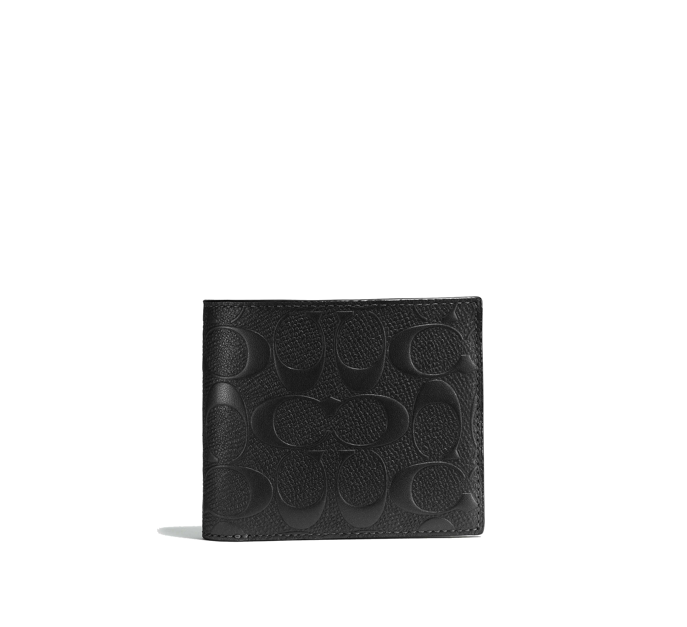 3-IN-1 WALLET IN SIGNATURE LEATHER SMOOTH LEATHER/BLACK