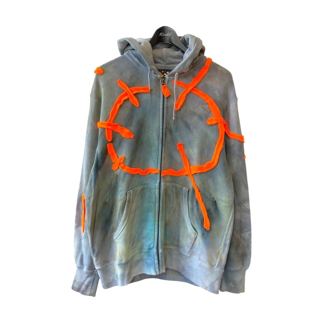 Gentle Mutilation Zip Hoodie Sky Blue - Pre-owned