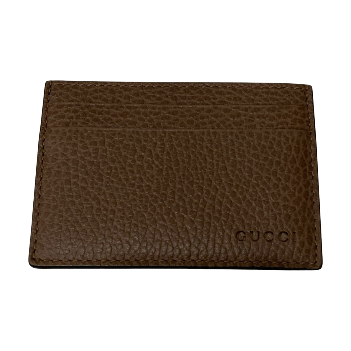 Gucci Card Case Brown - Pre-owned