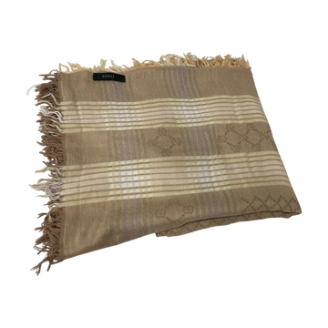 Gucci GG Large Stole Beige - Pre-owned