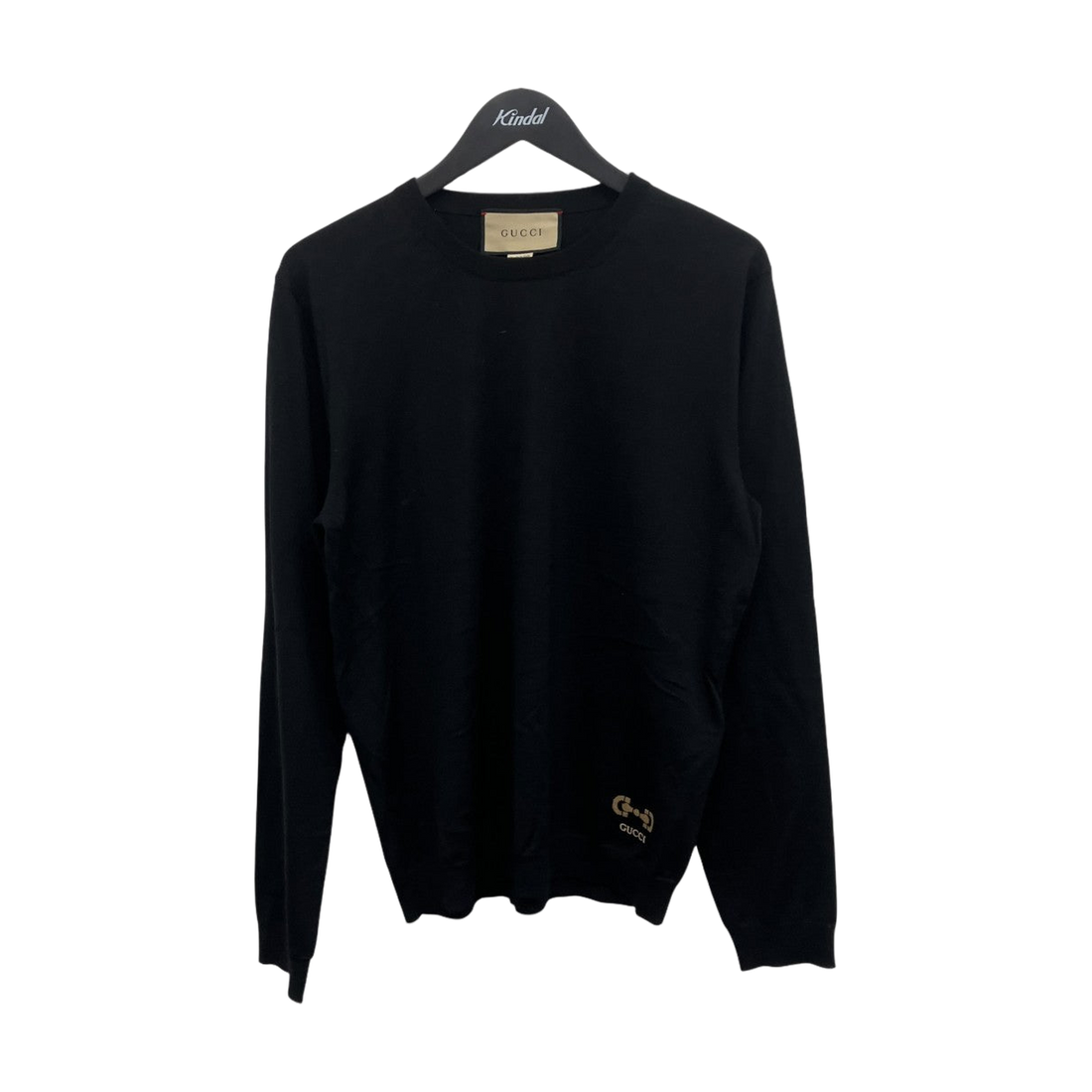 Gucci Horsebit Logo Wool Knit Black