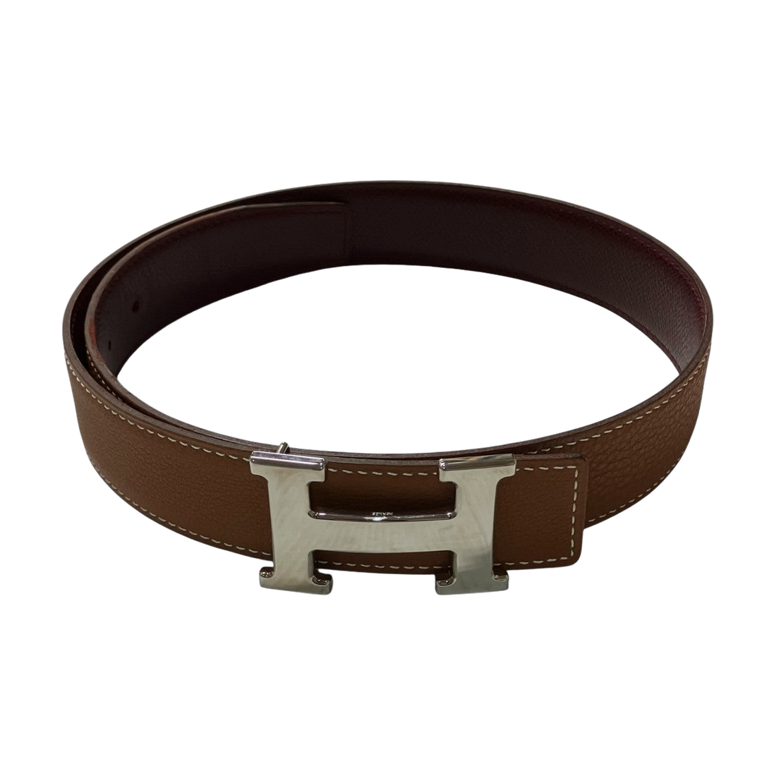Hermes Leather Belt Brown - Pre-owned
