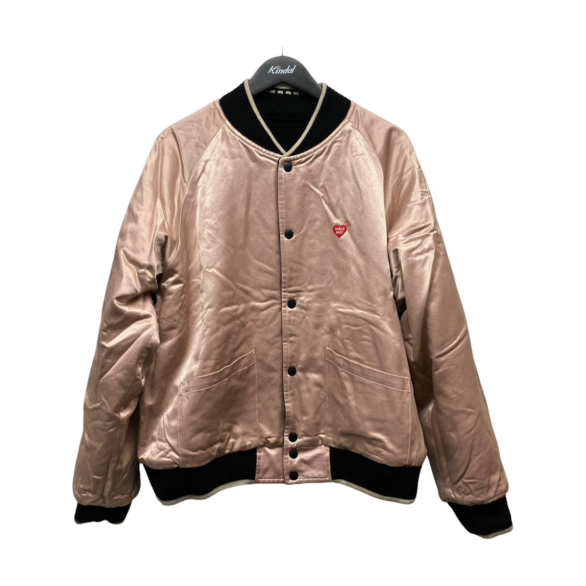 Human Made Car Club Reversible Padded Jacket Black Pink