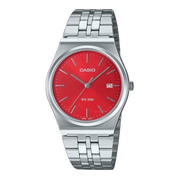 Casio MTP-B145D-4A2V | Retro-Style Mens Stainless Steel Watch