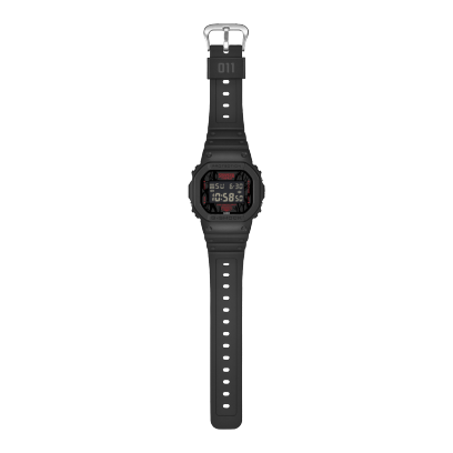 Casio DW-5600STT-1 Stranger Things G-Shock shown at an angle