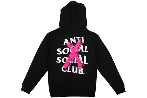 assc hoodie cancelled black