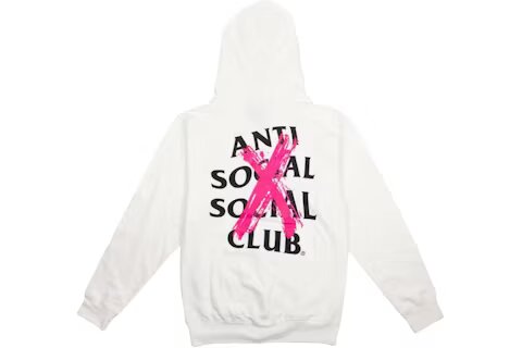 assc hoodie cancelled white