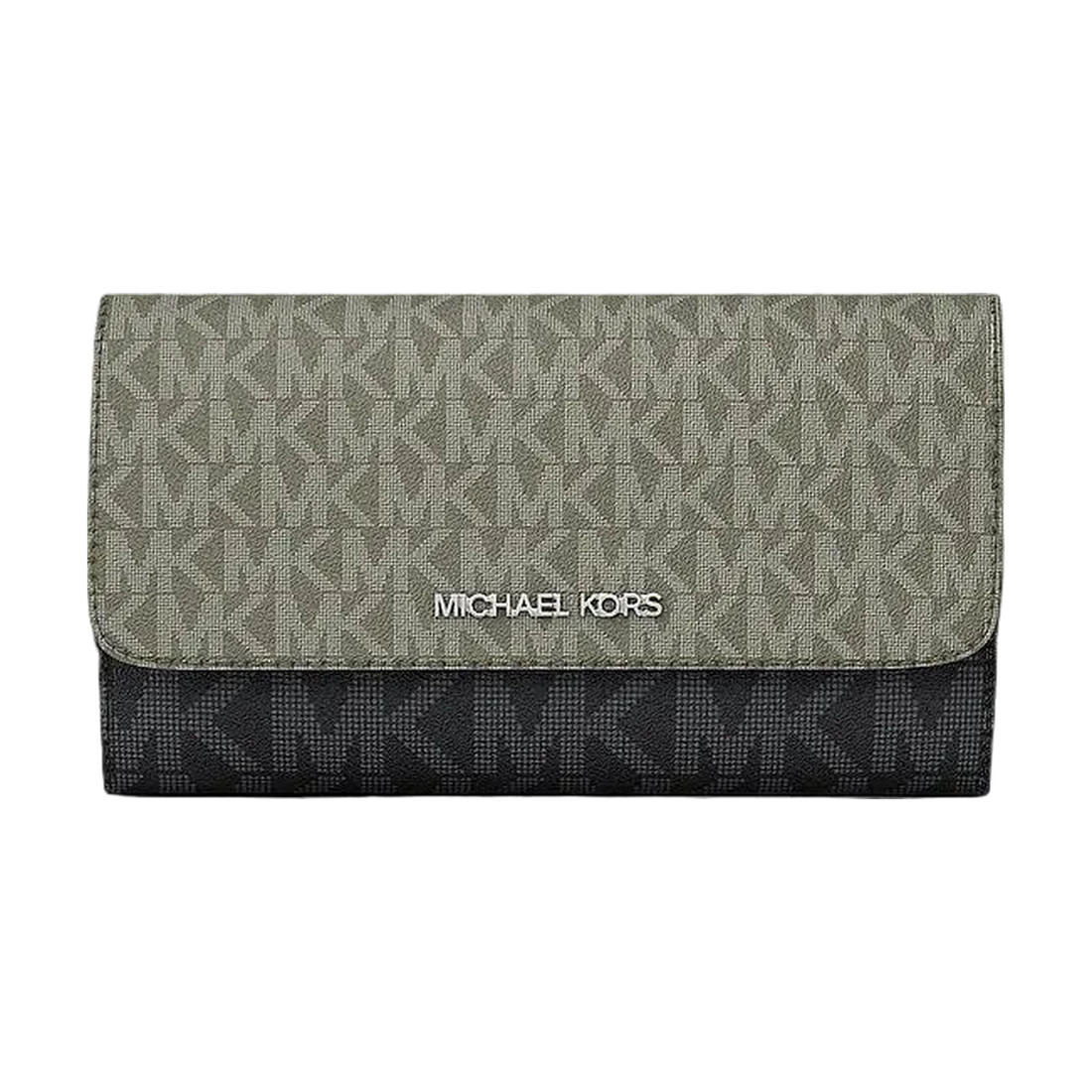 Jet Set Travel Signature Logo Tri-Fold Wallet - Olive – Olive
