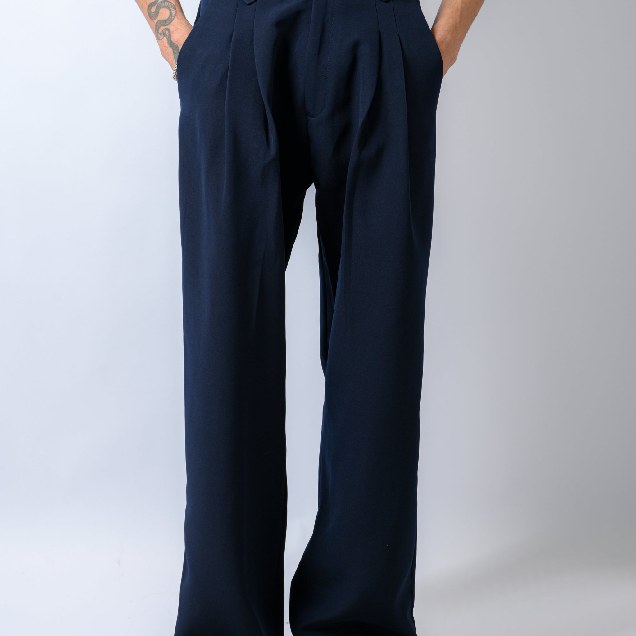 Korean trousers Navy